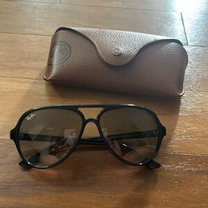 RayBan’s Plastic Aviators with Light Lenses!